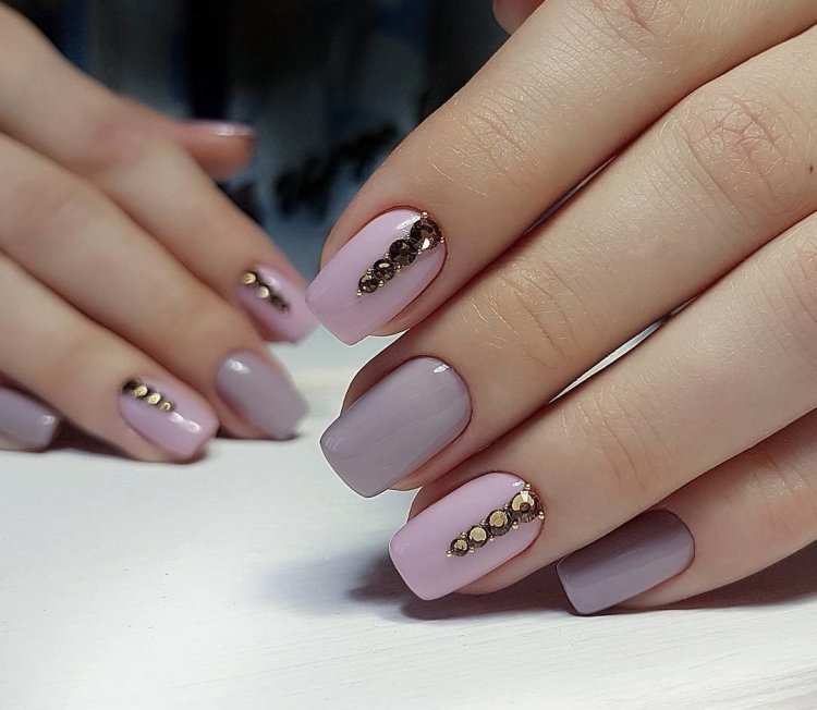 Красивые квадратные ногти