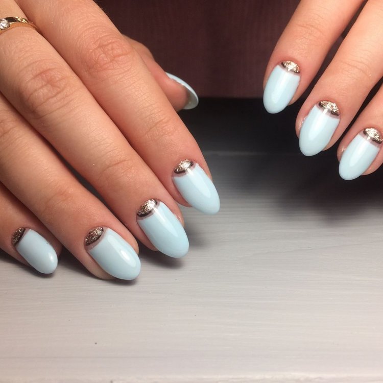 Манікюр на круглі нігті