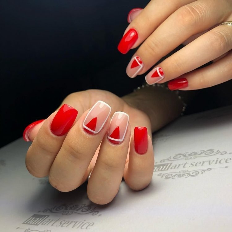 Червоний манікюр 2020