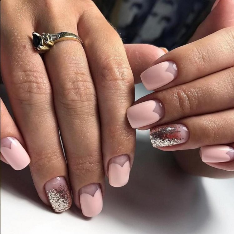 Красивый нежный маникюр