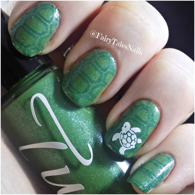 Маникюр черепаха