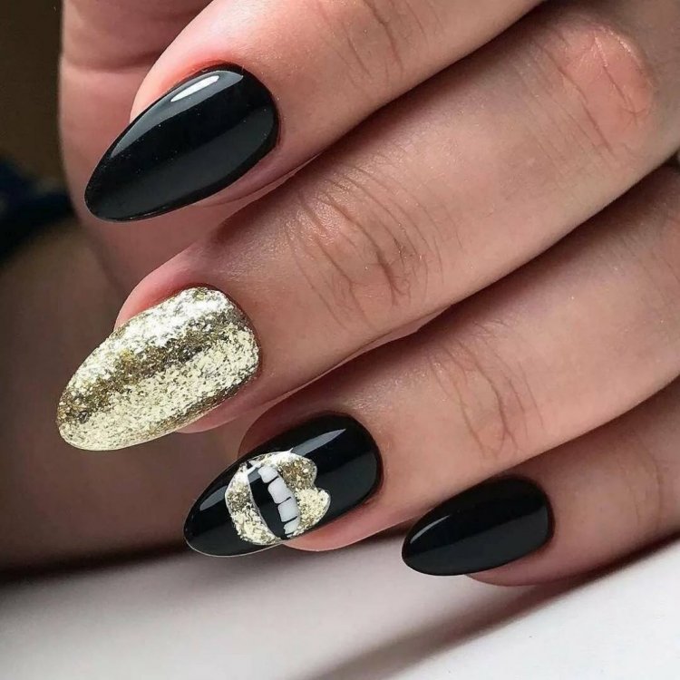Красивые ногти 2020 черные