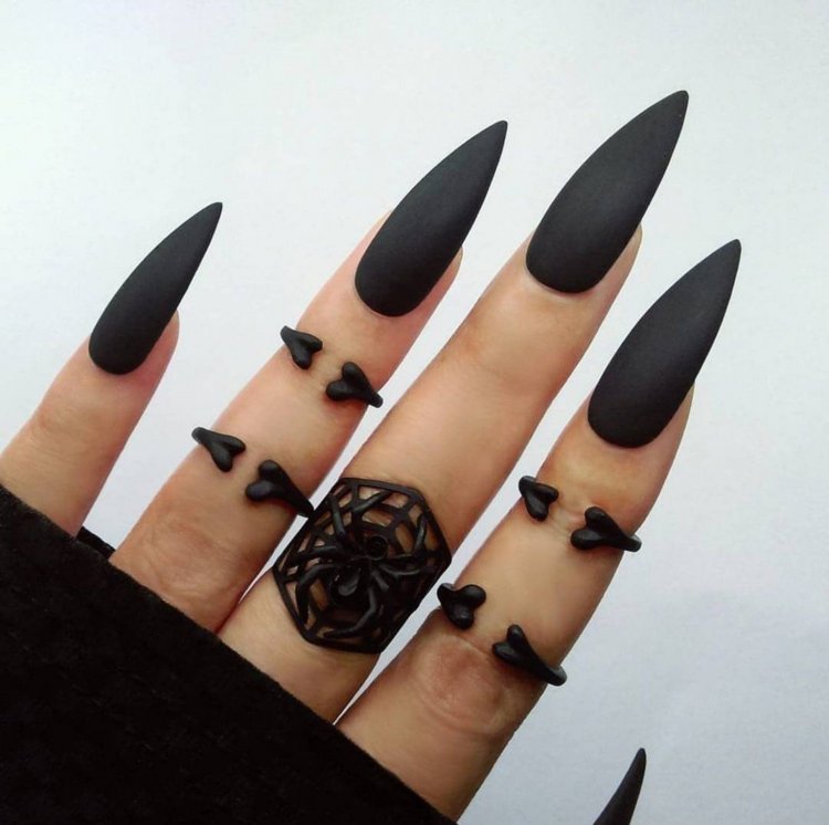 Матовые, стилет, миндаль