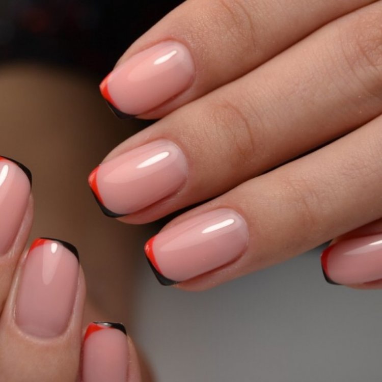 Ыренч на короткие ногтт