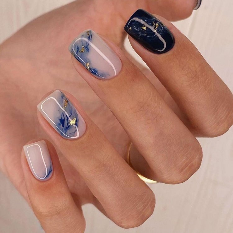 Маникюр хоккейный - 54 фото