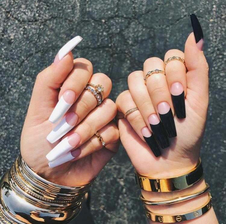 Маникюр на длинные е ОГТИ