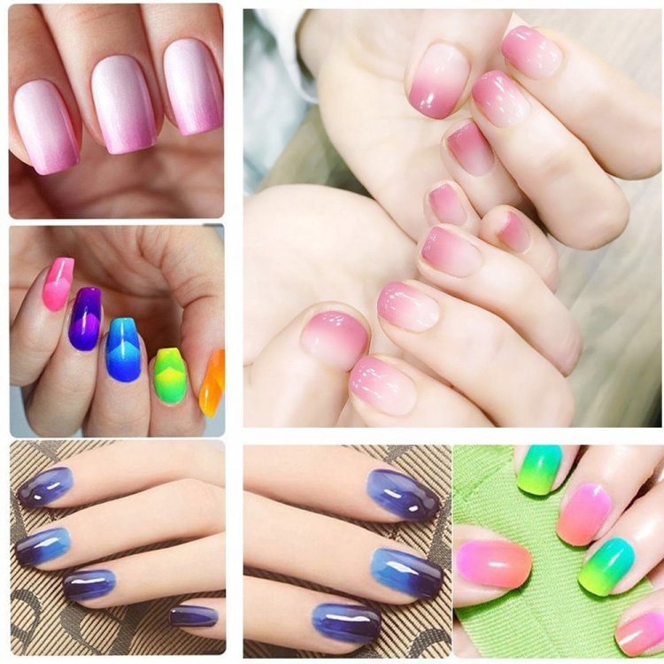 Корейський манікюр омбре