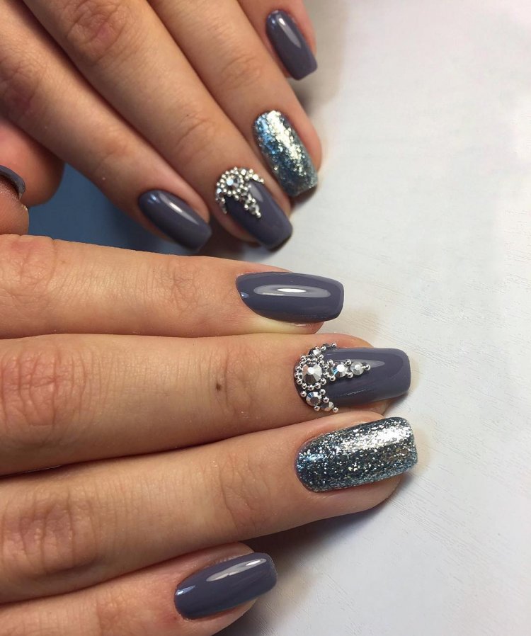 Маникюр цвет асфальта красивые