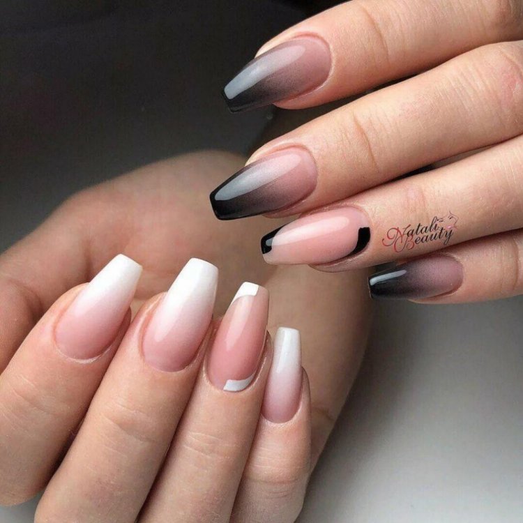 Маник на длиные квадратный ногти