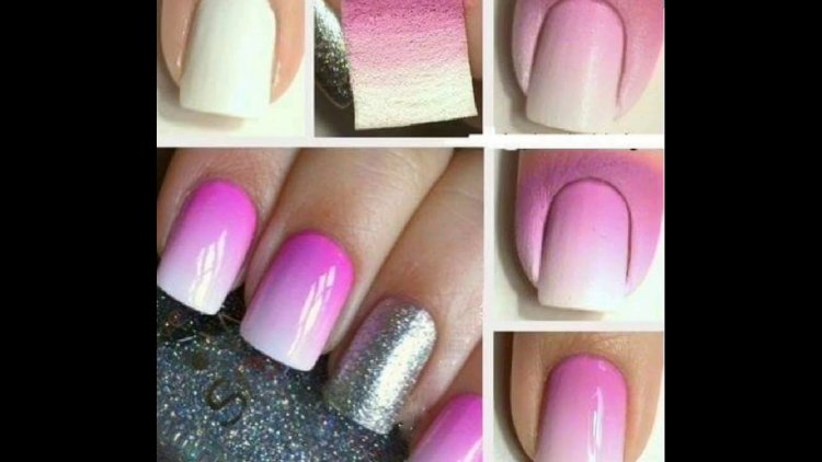 Манікюр омбре покроково