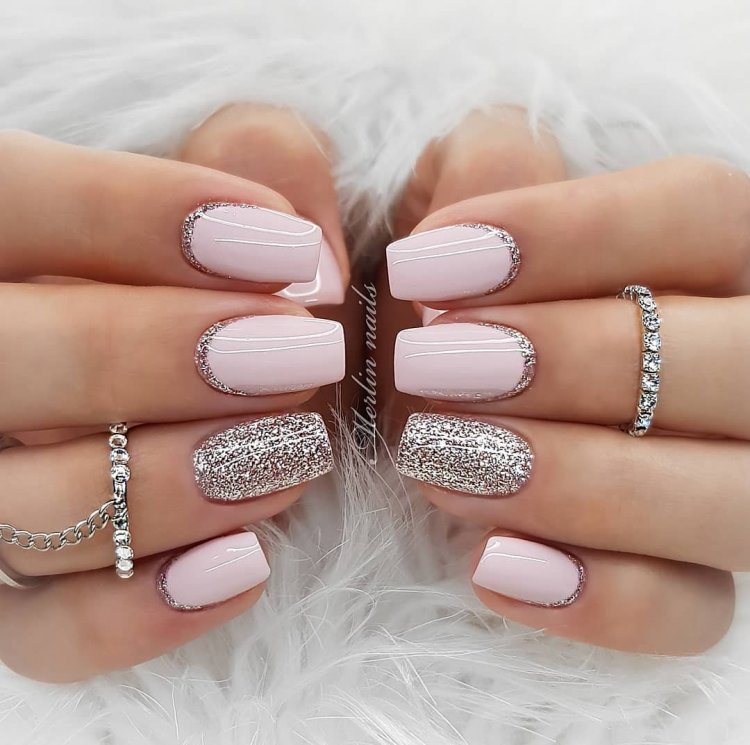 Ногти в пастельныхмтонахм