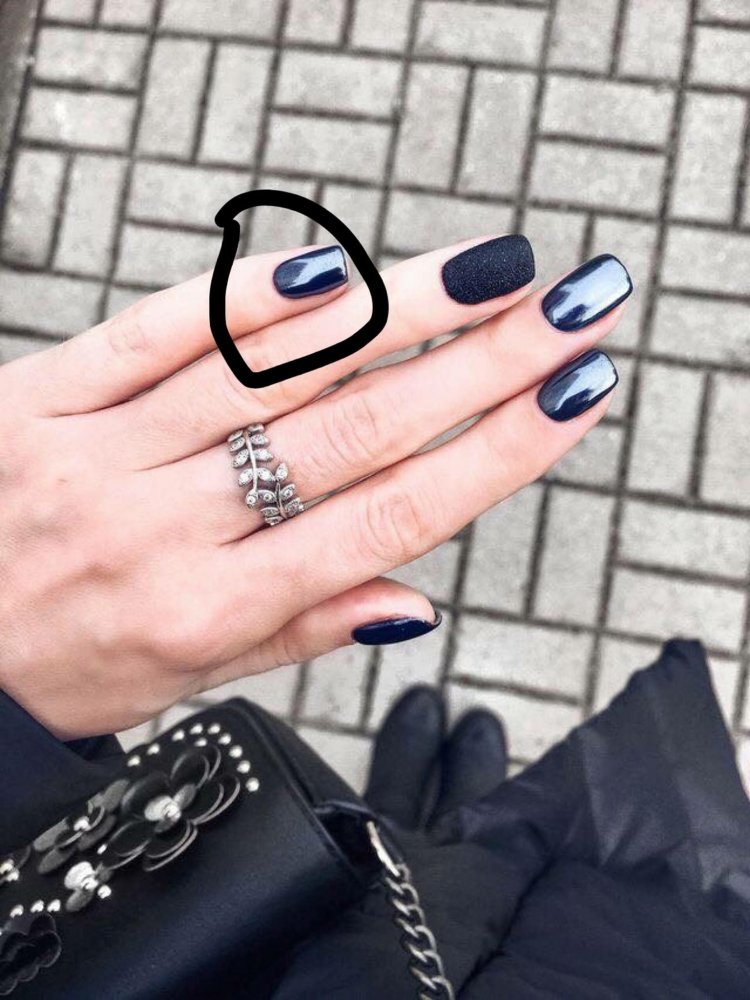 Манікюр у вигляді замочків - 50 фото