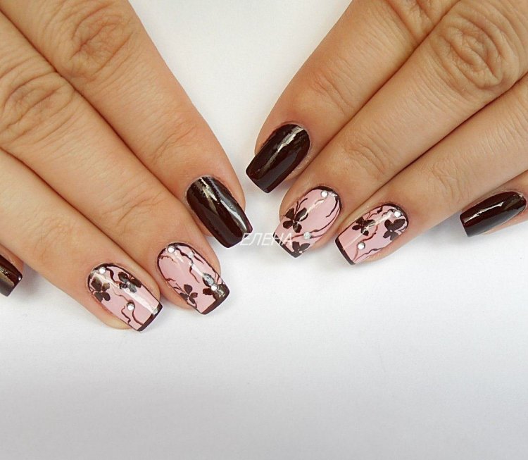 Манікюр вуаль