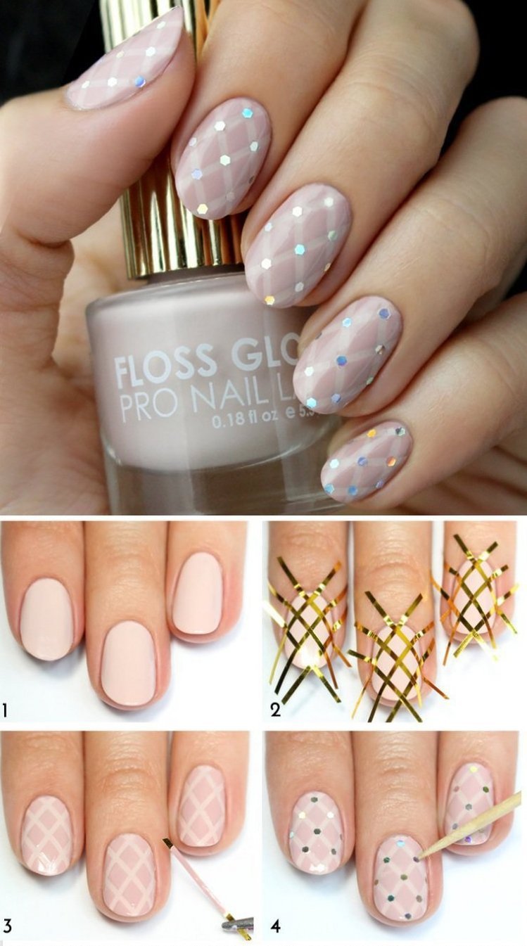 Маникюр на короткие ногтилëгкий