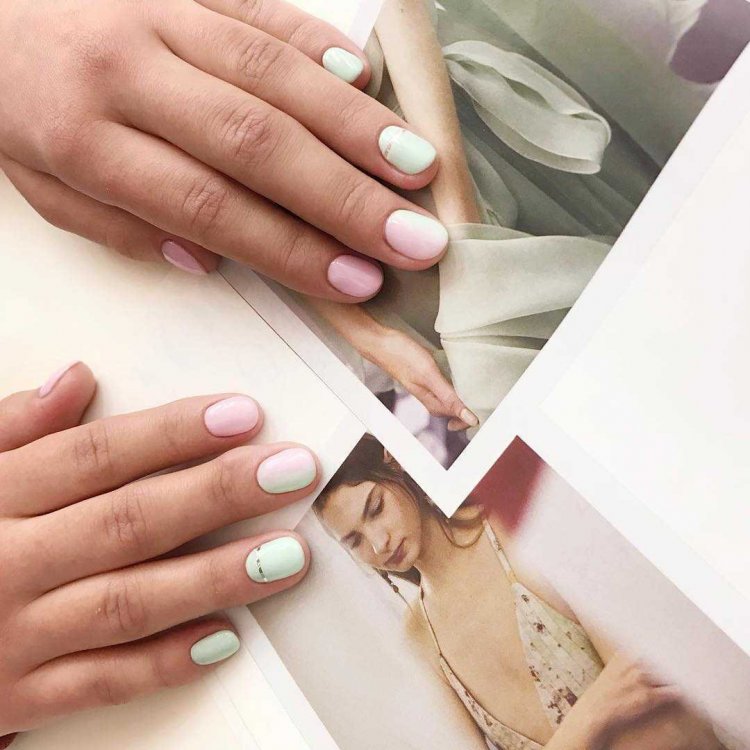 Маникюр в стиле нюд