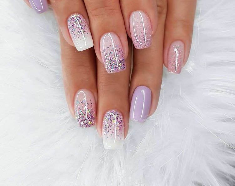 Ногти фото 2021 ромбиком