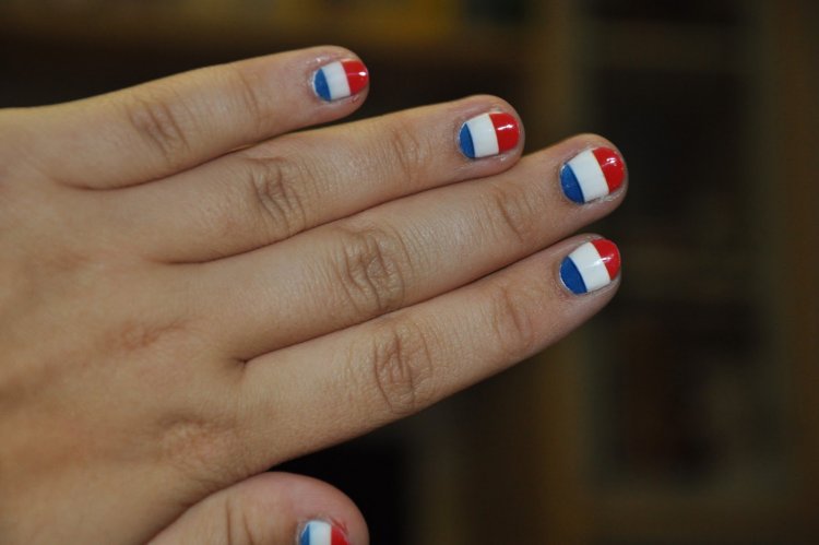 Манікюр прапори країн