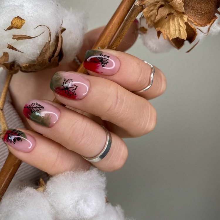 Ногти 2021 осень маникюр