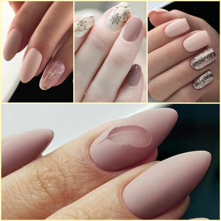 Ногти в стиле нюд