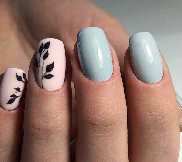 Ветки на ногтях