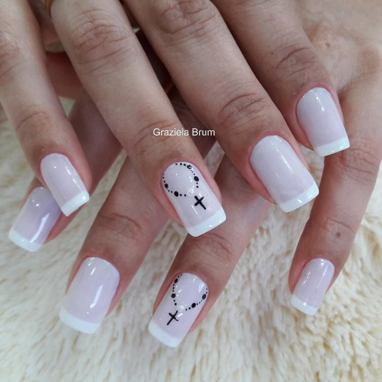 Белый френч с крестом