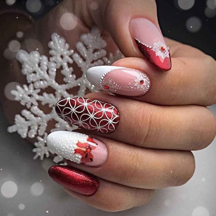 Маникюр на новый год