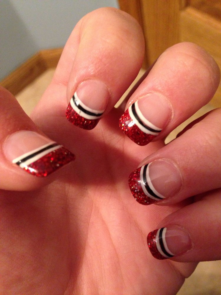 Маникюр хоккей