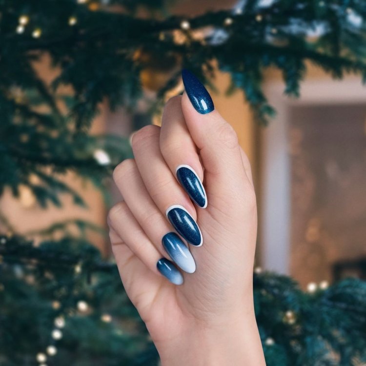 Маникюр ма на новый год