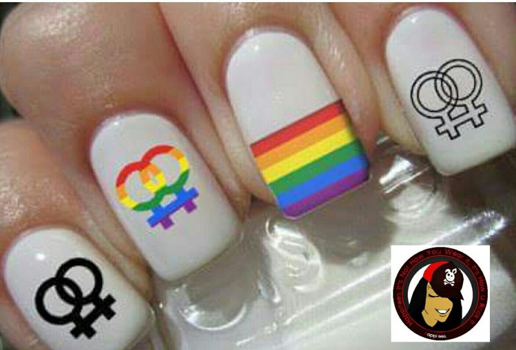 Аниме ногти ЛГБТ