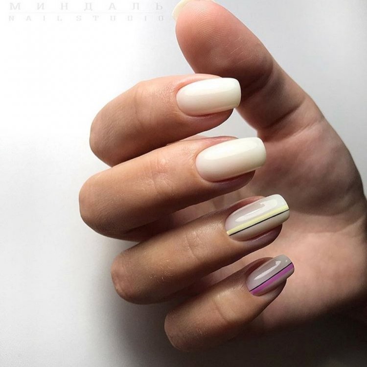 Маникюр удлиняющий короткие ногти