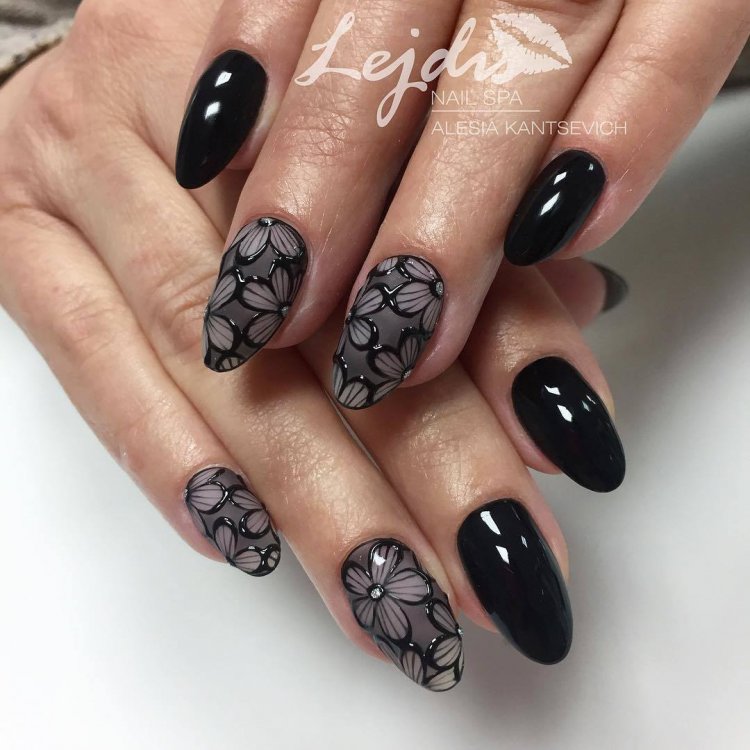 Дизайн ногтей вуаль