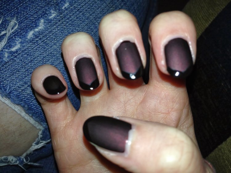 Маникюр вуаль