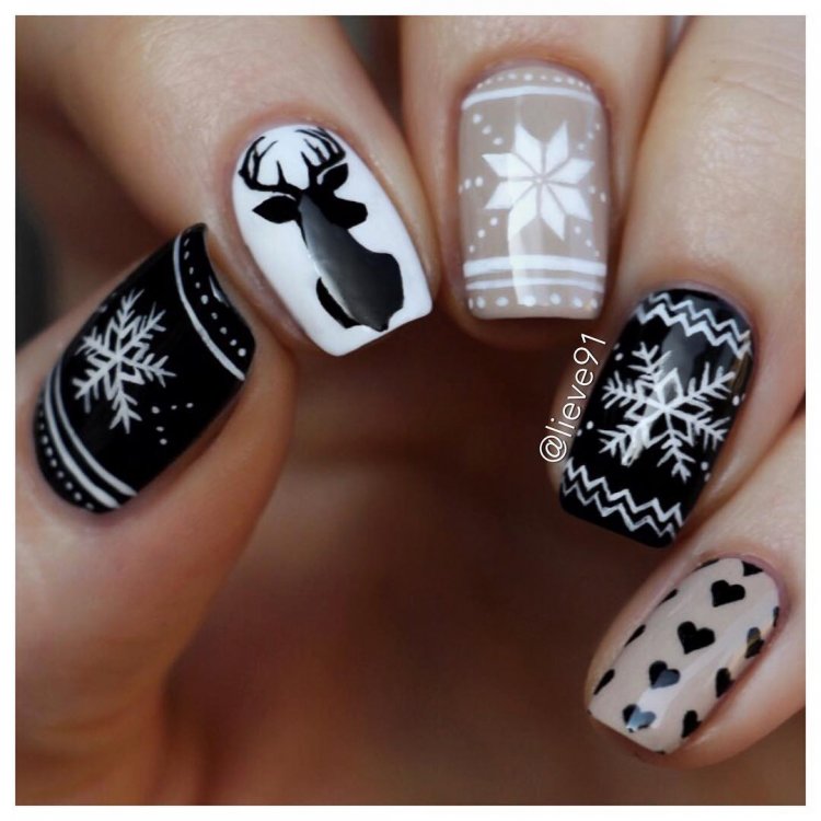 Новогодние ногти