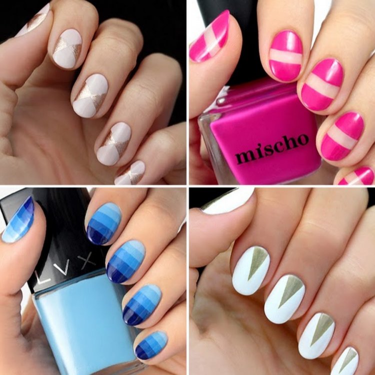 Лёгкий модный маникюр