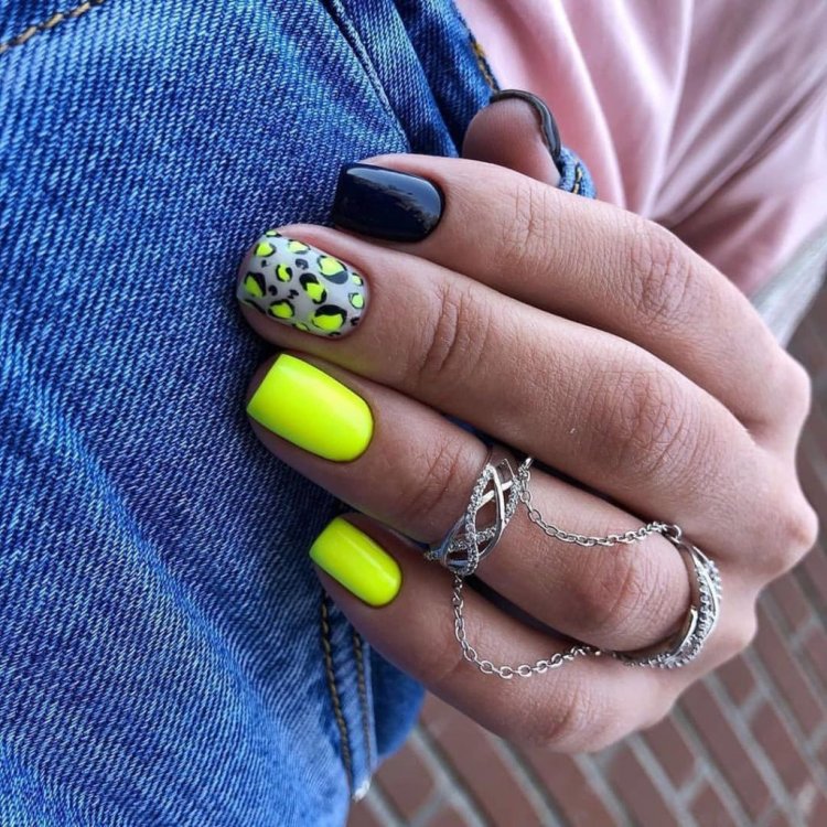 Летний маникюр 2021