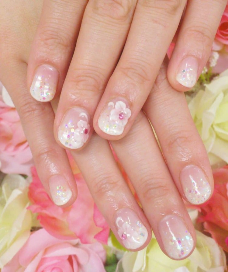 Ногти короткие