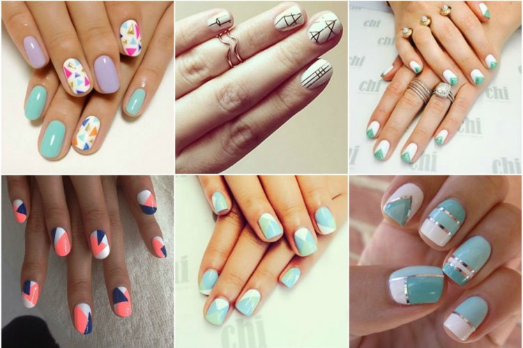 Маникюр на лето дизайн легкий