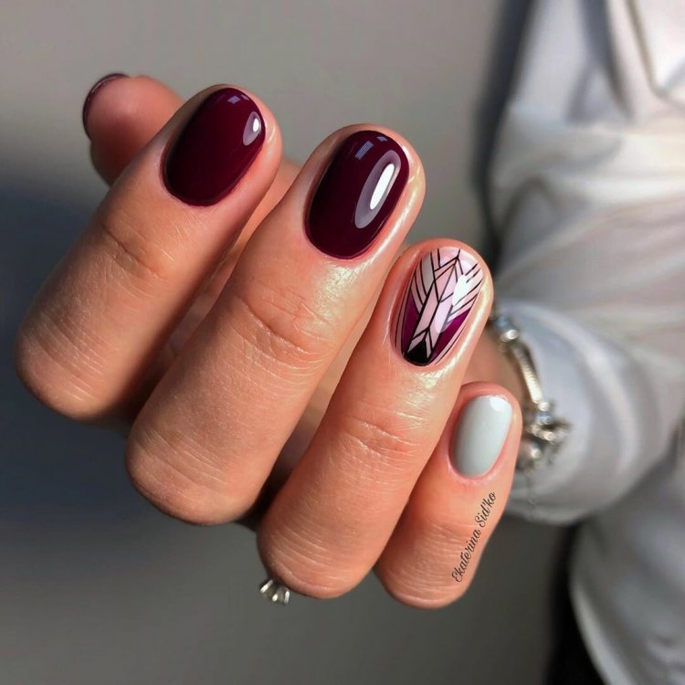 Бордовый френч