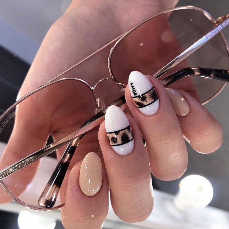 Маникюр на короткие ногти необычные шикарные