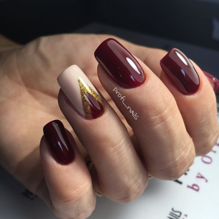Гель лак бургунди