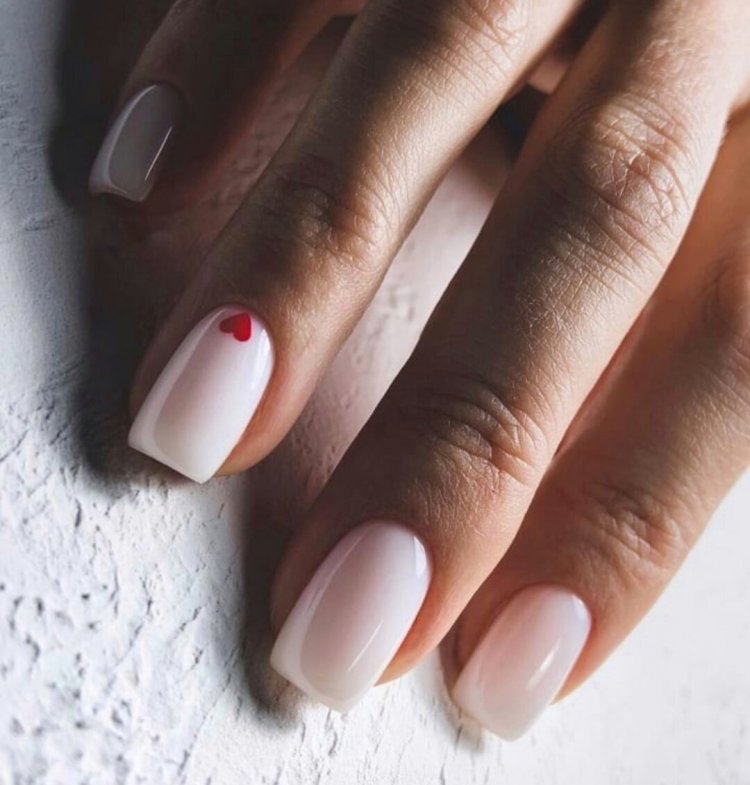 Красивый маникюр на квадратные ногти