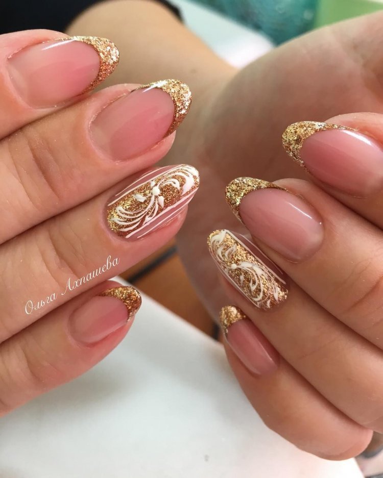 Френч с золотом