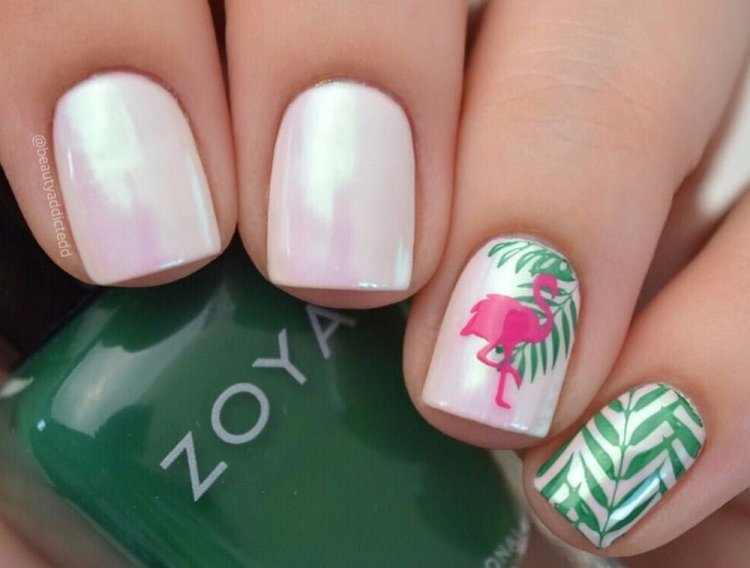 Літній манікюр на короткі нігті 2023 (50 фото) - модні та красиві ідеї дизайну коротких нігтів