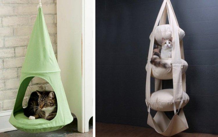 Лежанка для кішки своїми руками – 11 ідей як зробити, інструкція та майстер-класи (фото)