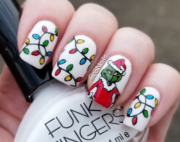 Новорічний манікюр 2023 (50 фото) - модні та красиві ідеї дизайну нігтів на Новий рік 2023