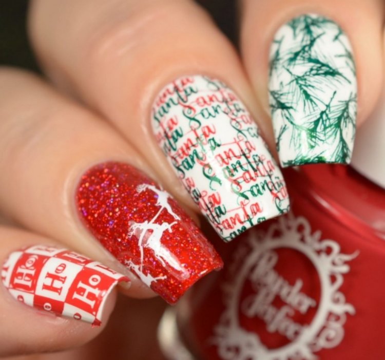 Новорічний манікюр 2023 (50 фото) - модні та красиві ідеї дизайну нігтів на Новий рік 2023