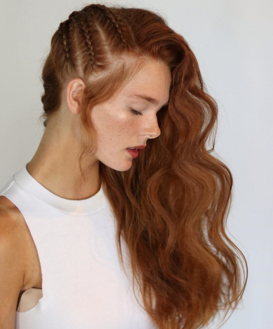 Ультрамодне укладання волосся на бік для короткого, довгого і волосся середньої довжини