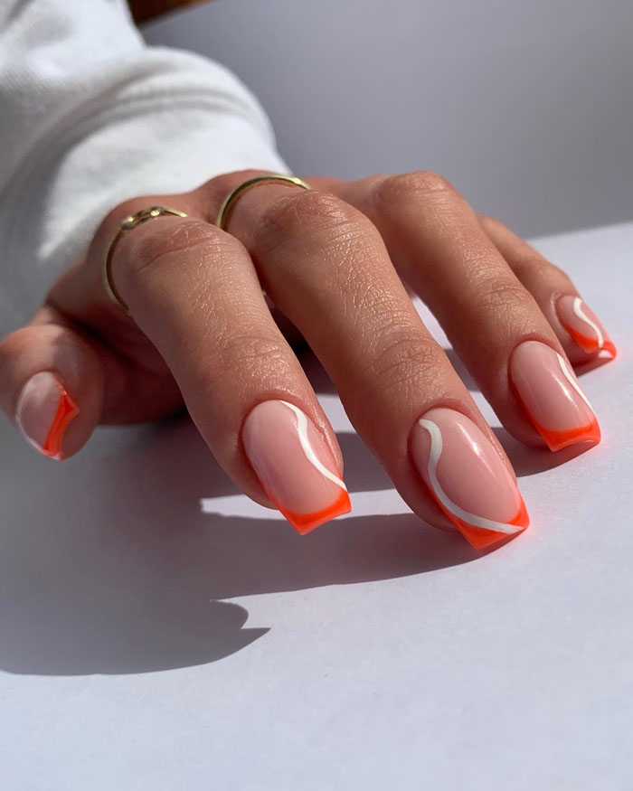 Кольоровий френч 2023: +220 фото манікюру