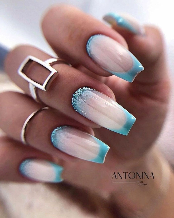 Кольоровий френч 2023: +220 фото манікюру