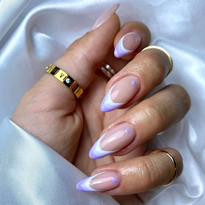Кольоровий френч 2023: +220 фото манікюру